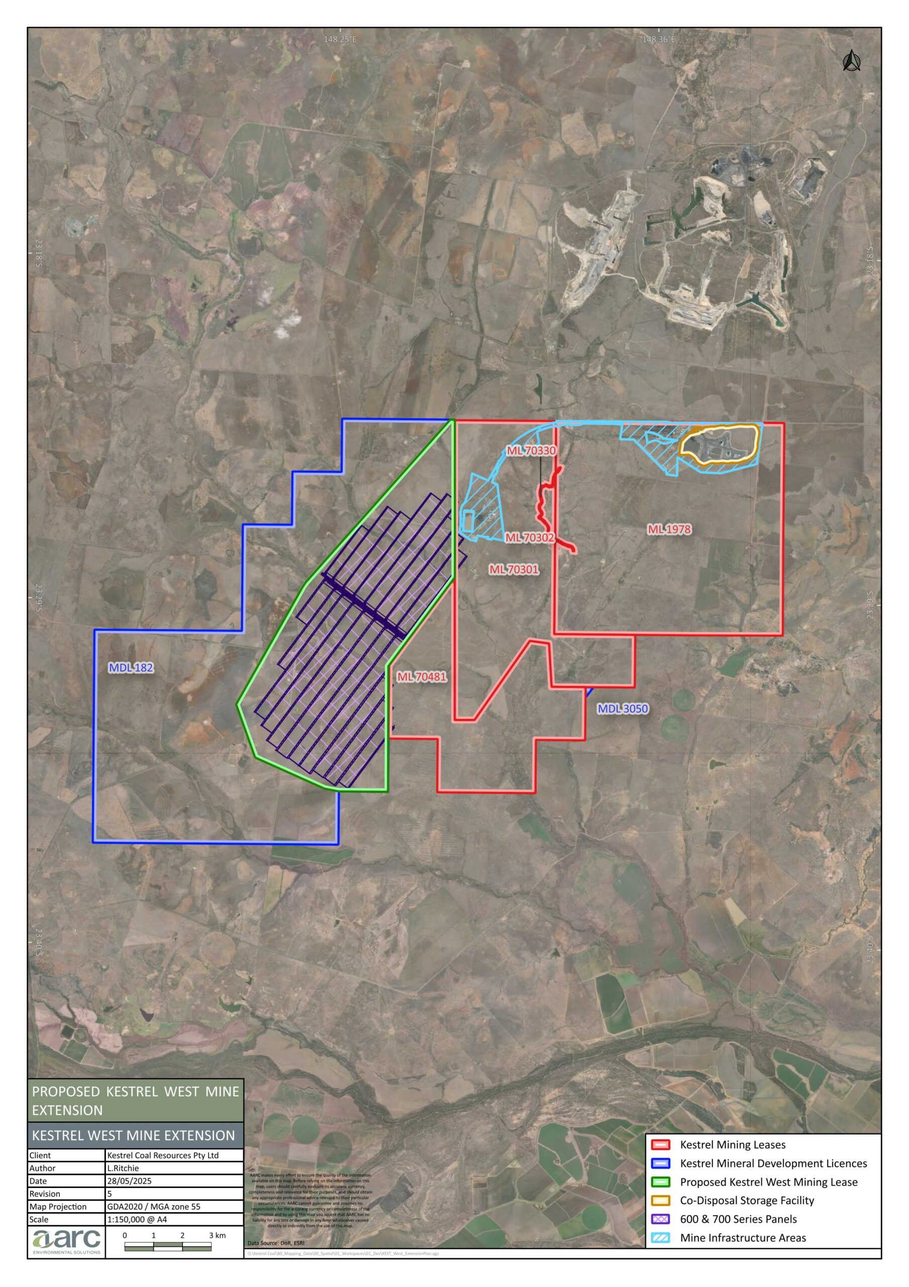 Kestrel West Map